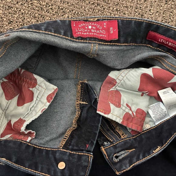 LUCKY BRAND -🍀 HANDCRAFTED JEANS Leyal Boot - Picture 4 of 8